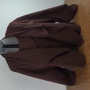 TravelSmith Vintage 2 piece set size XL Women's Brown Tank with Shacket